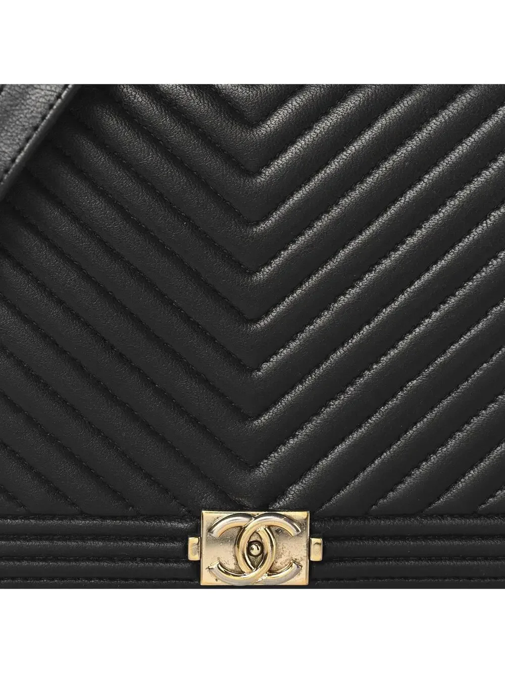 Chanel Lambskin Chevron Boy Wallet On #321611C19B